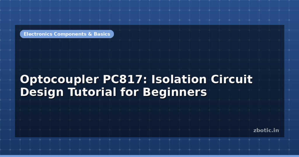 Blog Optocoupler Pc817 Isolation Circuit Design Tutorial For Beginners 597111 Large