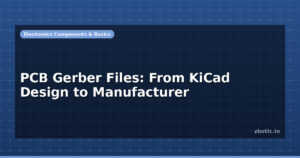 PCB Gerber Files: From KiCad Design to Manufacturer