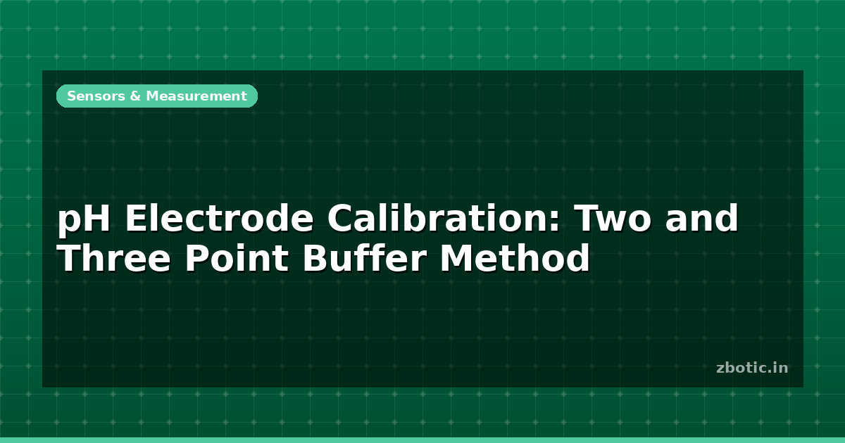 pH Electrode Calibration: Two and Three Point Buffer Method - Zbotic