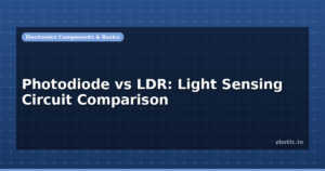 Photodiode vs LDR: Light Sensing Circuit Comparison