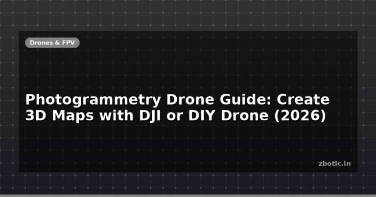 Photogrammetry Drone Guide: Create 3D Maps with DJI or DIY Drone (2026)