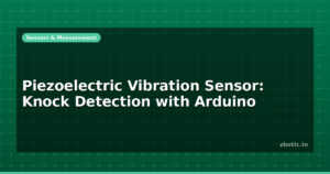 Piezoelectric Vibration Sensor: Knock Detection with Arduino