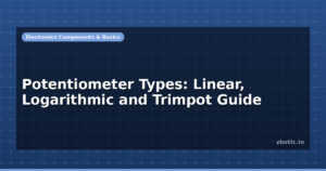 Potentiometer Types: Linear, Logarithmic and Trimpot Guide