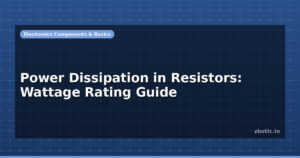 Power Dissipation in Resistors: Wattage Rating Guide