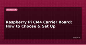 Raspberry Pi CM4 Carrier Board: How to Choose & Set Up