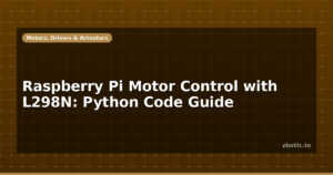 Raspberry Pi Motor Control with L298N: Python Code Guide