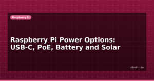 Raspberry Pi Power Options: USB-C, PoE, Battery and Solar