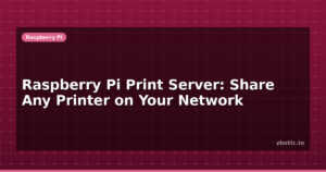 Raspberry Pi Print Server: Share Any Printer on Your Network