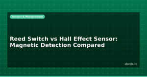Reed Switch vs Hall Effect Sensor: Magnetic Detection Compared