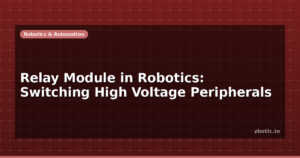 Relay Module in Robotics: Switching High Voltage Peripherals
