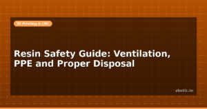 Resin Safety Guide: Ventilation, PPE and Proper Disposal