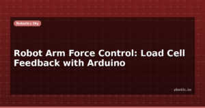 Robot Arm Force Control: Load Cell Feedback with Arduino