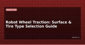 Robot Wheel Traction: Surface & Tire Type Selection Guide