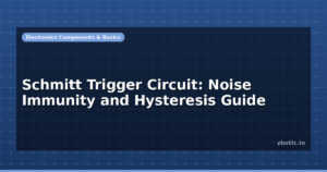 Schmitt Trigger Circuit: Noise Immunity and Hysteresis Guide