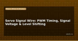 Servo Signal Wire: PWM Timing, Signal Voltage & Level Shifting