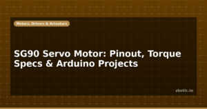 SG90 Servo Motor: Pinout, Torque Specs & Arduino Projects