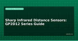 Sharp Infrared Distance Sensors: GP2D12 Series Guide