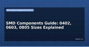 SMD Components Guide: 0402, 0603, 0805 Sizes Explained
