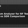 blog spectrum analyzer for rf testing tinysa vs sdr comparison 598370