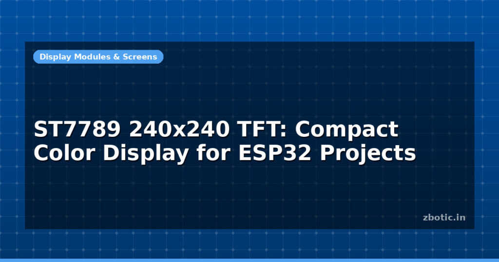 Blog St7789 240x240 Tft Compact Color Display For Esp32 Projects 597440 Large
