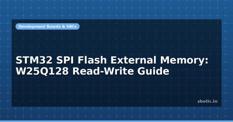 STM32 SPI Flash External Memory: W25Q128 Read-Write Guide