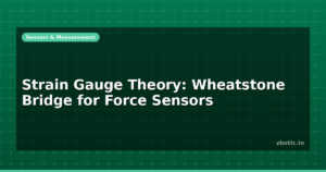 Strain Gauge Theory: Wheatstone Bridge for Force Sensors
