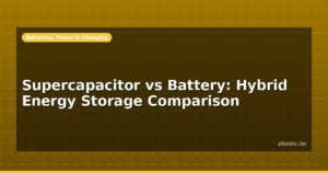 Supercapacitor vs Battery: Hybrid Energy Storage Comparison