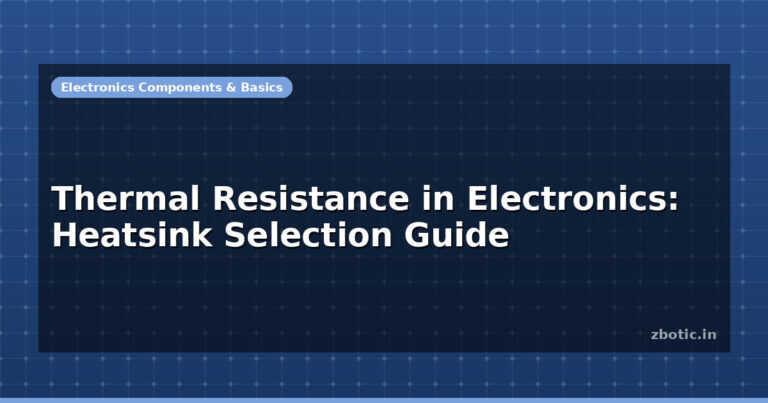Thermal Resistance in Electronics: Heatsink Selection Guide