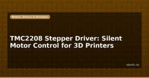 TMC2208 Stepper Driver: Silent Motor Control for 3D Printers