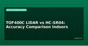TOF400C LiDAR vs HC-SR04: Accuracy Comparison Indoors