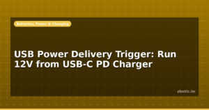 USB Power Delivery Trigger: Run 12V from USB-C PD Charger