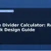 blog voltage divider calculator resistor network design guide 596763