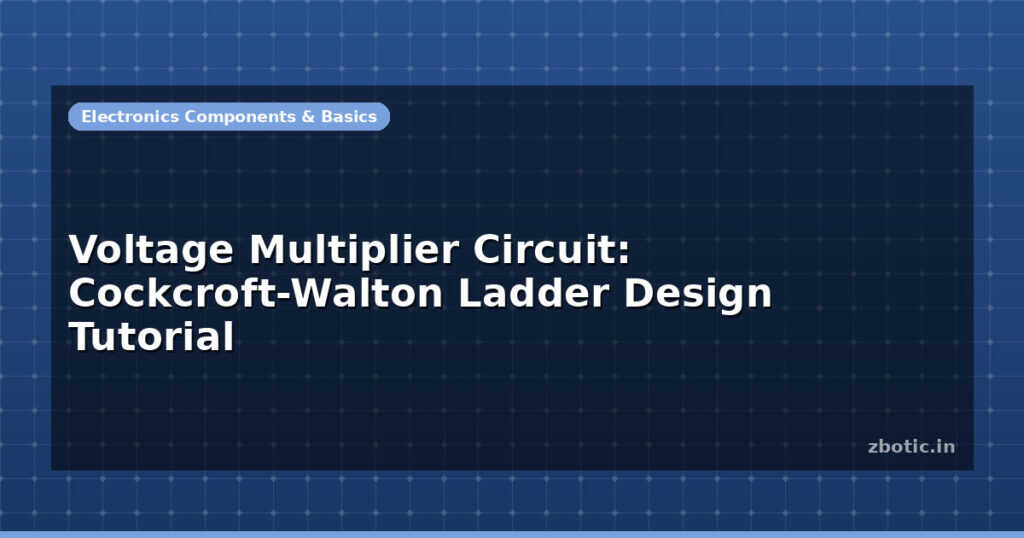 Blog Voltage Multiplier Circuit Cockcroft Walton Ladder Design Tutorial 597281 Large