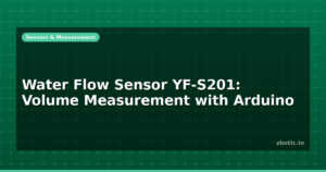 Water Flow Sensor YF-S201: Volume Measurement with Arduino