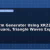 blog waveform generator using xr2206 sine square triangle waves explained 597106