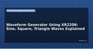 Waveform Generator Using XR2206: Sine, Square, Triangle Waves Explained