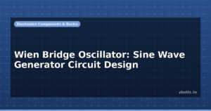 Wien Bridge Oscillator: Sine Wave Generator Circuit Design