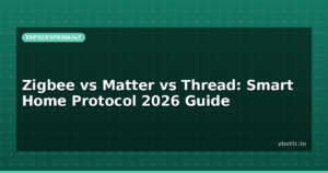 Zigbee vs Matter vs Thread: Smart Home Protocol 2026 Guide