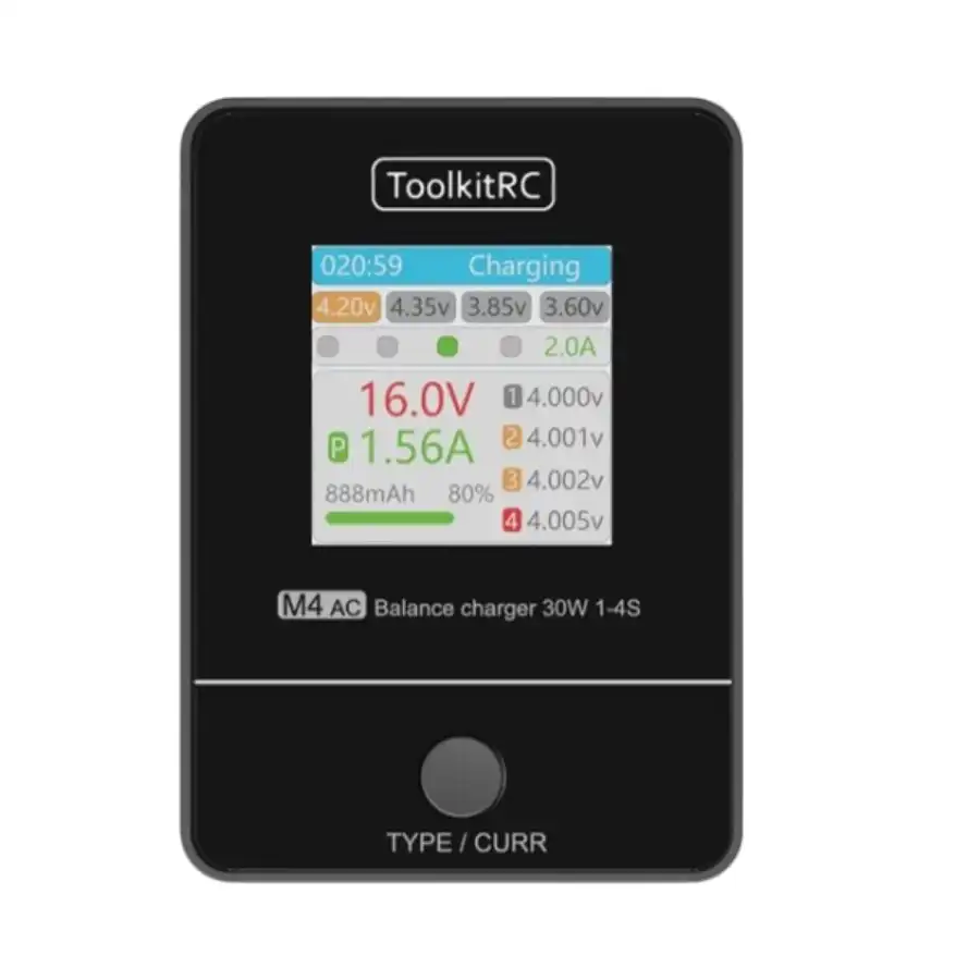 ToolKitRC M4AC 30W 2.5A Compact AC Balance Charger
