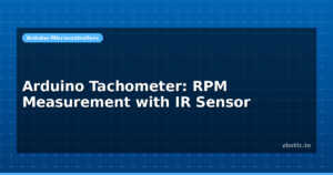 Arduino Tachometer: RPM Measurement with IR Sensor