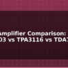 blog audio amplifier comparison pam8403 vs tpa3116 vs tda7498 614636