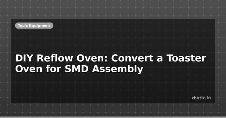 DIY Reflow Oven: Convert a Toaster Oven for SMD Assembly