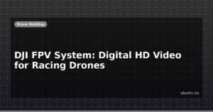 DJI FPV System: Digital HD Video for Racing Drones