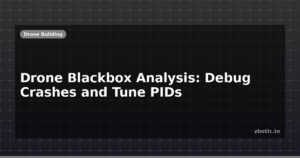 Drone Blackbox Analysis: Debug Crashes and Tune PIDs
