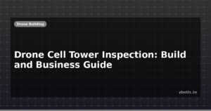 Drone Cell Tower Inspection: Build and Business Guide