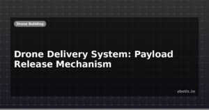 Drone Delivery System: Payload Release Mechanism