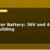 blog e scooter battery 36v and 48v pack building 614427