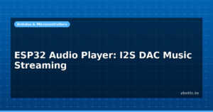 ESP32 Audio Player: I2S DAC Music Streaming