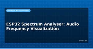 ESP32 Spectrum Analyser: Audio Frequency Visualization
