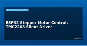 ESP32 Stepper Motor Control: TMC2208 Silent Driver